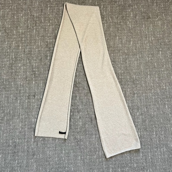 j. hilburn Accessories - J. Hillburn Cashmere Scarf Cream 76” long